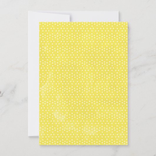 Modern Floral Lemon Main Squeeze Vrijgezellenfeest Kaart (Achterkant)