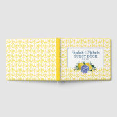 Modern Floral Lemon Vrijgezellenfeest Gastenboek (Volledig)