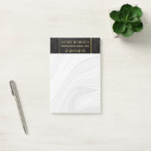 Modern Floral Luxury black gold damask Classy Post-it® Notes (Kantoor)