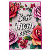 Modern Floral Luxury Gift Collectie Medium Cadeauzakje (Achterkant)