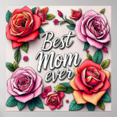 Modern Floral Luxury Gift Collectie Poster (Voorkant)