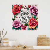 Modern Floral Luxury Gift Collectie Poster (Keuken)