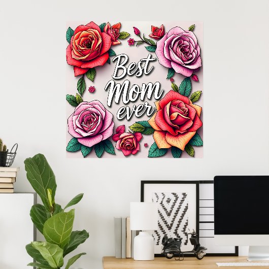 Modern Floral Luxury Gift Collectie Poster (Thuiskantoor)