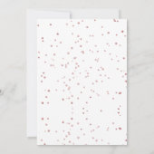 Modern Floral Magical Unicorn 1st Birthday Kaart (Achterkant)