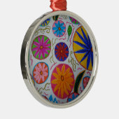 Modern Floral Metalen Ornament (Rechts)