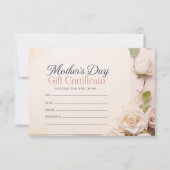 Modern Floral Moederdag Cadeaubon (Voorkant)