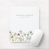 Modern Floral Mousepad Muismat (Met muis)