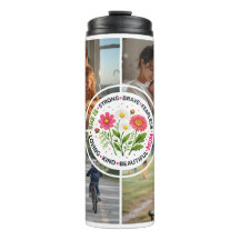 Modern Floral Multi-Photo Custom Mother's Day 