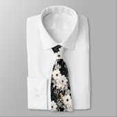 Modern Floral Neck Tie | Formal Special Occasions Stropdas (Gebonden)