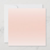 Modern Floral Olifant Baby Meisje Baby shower (Achterkant)