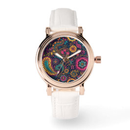 Modern Floral Paisley eWatch Watch Horloge