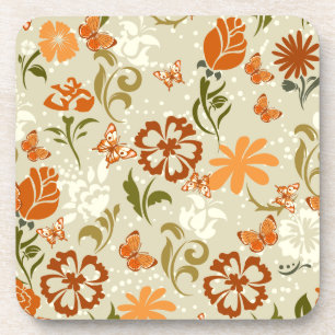 modern Floral Patroon Drankjes Onderzetter