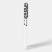 Modern Floral patroon - grijs en geel Case-Mate iPhone Case (Achterkant / Rechts)