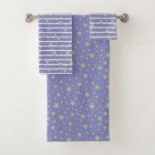 Modern Floral Pattern Bath Towel set Bad Handdoek (Insitu)