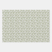 Modern Floral Pattern Inpakpapier Vel (Voorkant 3)