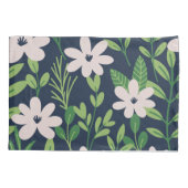 Modern Floral Pattern Kussensloop (Achterkant-Links)