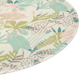 Modern Floral Pattern Snijplank (Hoek)