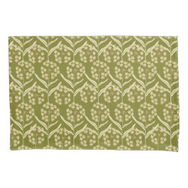 Modern Floral Pattern: White Umbel Flowers Kussensloop