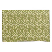 Modern Floral Pattern: White Umbel Flowers Kussensloop (Voorkant-Rechts)