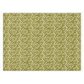 Modern Floral Pattern: White Umbel Flowers Tafelkleed (Voorkant (Horizontaal))