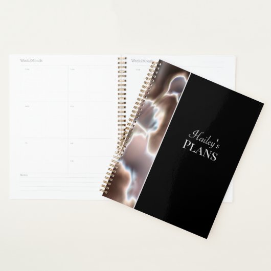 Modern Floral personaliseer naamplanner Planner (Display)