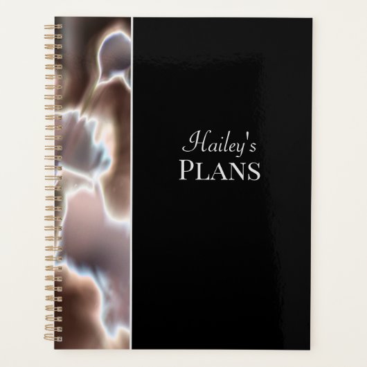 Modern Floral personaliseer naamplanner Planner (Voorkant)