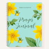 Modern Floral Prayer Journal Notitieboek (Voorkant)