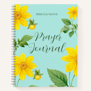Modern Floral Prayer Journal Notitieboek