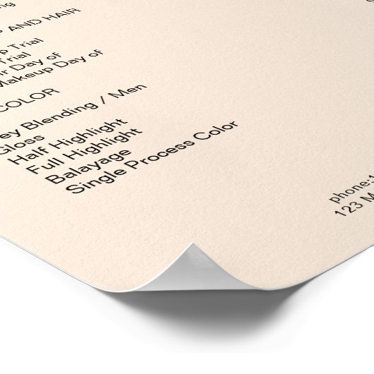 Modern Floral Preishear Poster (Hoek)