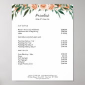 Modern Floral Preishear Poster (Voorkant)