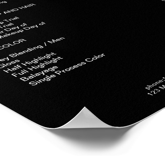 Modern Floral Preishear Poster (Hoek)