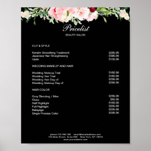 Modern Floral Preishear Poster