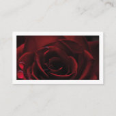 Modern | Floral | Rood Rose | CHRISTELIJK Visitekaartje (Achterkant)