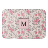 Modern Floral Roos Badmat (Voorkant)