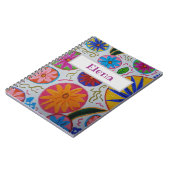 Modern Floral Spiral notebook Notitieboek (Linkerzijde)