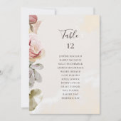 Modern Floral | Tafelnummerplaatje (Voorkant)