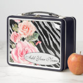 Modern Floral Tiger voegt Jouw tekst toe (In situ)