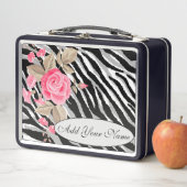 Modern Floral Tiger voegt Jouw tekst toe (In situ)