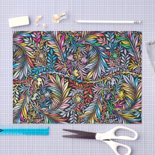 Modern Floral Tissuepapier (Craft)