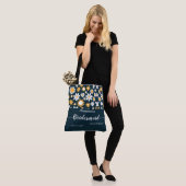 Modern Floral Tote Bag (Op model)