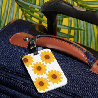Modern Floral Travel Accessoire Bagagelabel