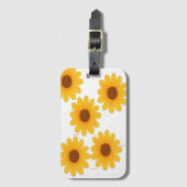 Modern Floral Travel Accessoire Bagagelabel (Voorkant (verticaal))