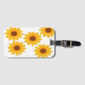 Modern Floral Travel Accessoire Bagagelabel (Voorkant (horizontaal))