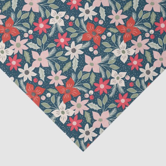 Modern Floral | Vakantie Tissuepapier (Detail)