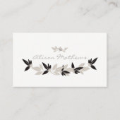 Modern Floral Visitekaartje (Voorkant)