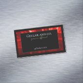 Modern Floral Visitekaartje Magnet Magnetisch Visitekaartje (Voorbeeld)