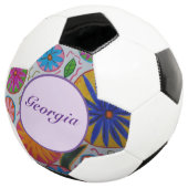 Modern Floral Voetbal (Drie kwart)