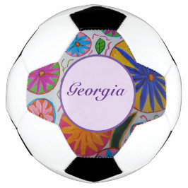Modern Floral Voetbal