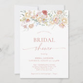 Modern Floral Vrijgezellenfeest | Boho Vrijgezelle Kaart (Voorkant)