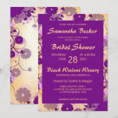 Modern Floral Vrijgezellenfeest Feestdagenkaart (Voorkant / Achterkant)